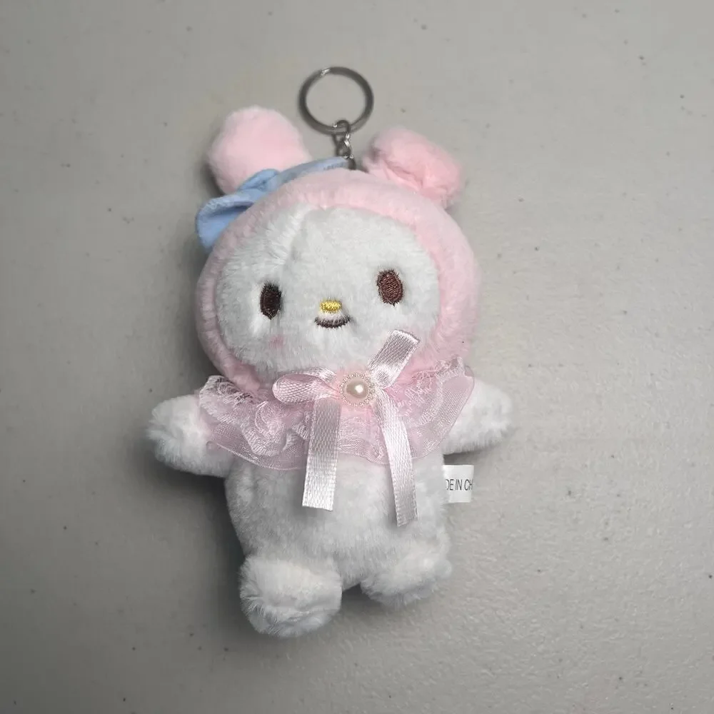 Sanrio My Melody Backpack & Keychain Plush Sling Bag Hello Kitty Friend NWOT
